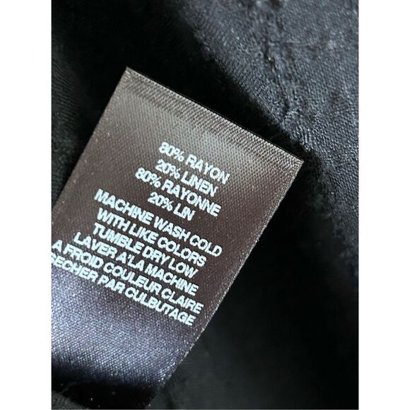 Anthropologie Amadi Alisha Tiered Maxi Dress Long Sleeve Black Women's Small - Picture 6 of 6